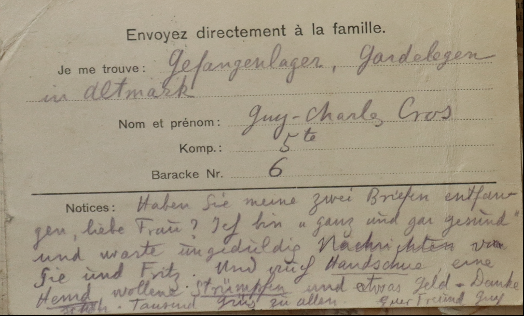 vanderpyl,guerre 14-18,légion étrangère,censure,poésie