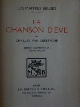 Charles Van Lerberghe, Le Thyrse, Contes hors du temps, flandre, littérature de belgique