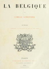 camille lemonnier,flamands,belgique,littérature,peinture