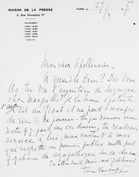 vanderpyl,apollinaire,provence,la haye,den haag,lezing,kantl